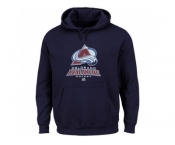 Colorado Avalanche Majestic Navy Blue Big & Tall Critical Victory Pullover Hoodie