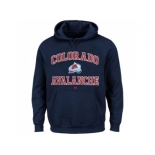 Colorado Avalanche Majestic Navy Blue Heart & Soul Hoodie