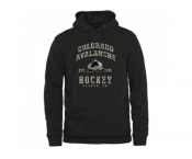 Men's Colorado Avalanche Black Camo Stack Pullover Hoodie