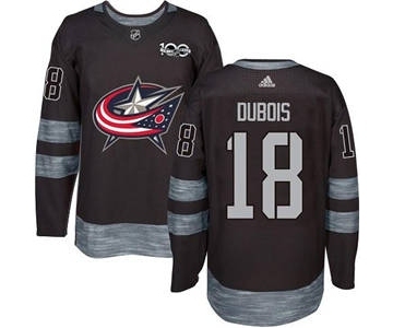 Blue Jackets #18 Pierre-Luc Dubois Black 1917-2017 100th Anniversary Stitched Hockey Jersey