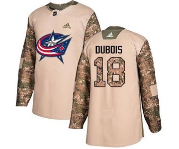 Blue Jackets #18 Pierre-Luc Dubois Camo 2017 Veterans Day Stitched Hockey Jersey