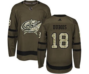 Blue Jackets #18 Pierre-Luc Dubois Green Salute to Service Stitched Hockey Jersey