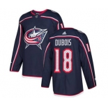 Blue Jackets #18 Pierre-Luc Dubois Navy Blue Home Stitched Hockey Jersey