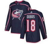 Blue Jackets #18 Pierre-Luc Dubois Navy Blue Home Stitched Hockey Jersey