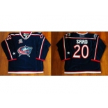 Columbus Blue Jackets #20 Brandon Saad Navy Blue Home Stitched NHL Jersey