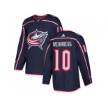 Men Adidas Columbus Blue Jackets #10 Alexander Wennberg Navy Blue Home Authentic Stitched NHL Jersey