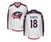 Men Reebok Columbus Blue Jackets #18 Pierre-Luc Dubois Authentic White Away NHL Jersey