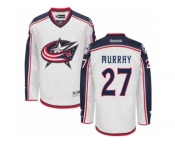 Men Reebok Columbus Blue Jackets #27 Ryan Murray Authentic White Away NHL Jersey