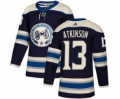 Men's Columbus Blue Jackets #13 Cam Atkinson Navy Alternate Stitched Hockey Jersey