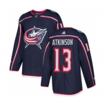 Men's Columbus Blue Jackets #13 Cam Atkinson Navy Blue Home Stitched Hockey Jersey