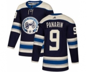 Men's Columbus Blue Jackets #9 Artemi Panarin Navy Alternate Stitched Hockey Jersey