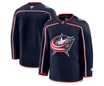 Men's Columbus Blue Jackets Blank Navy 2024-25 Home Stitched Hockey Jersey