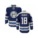 Men's Reebok Columbus Blue Jackets #18 Pierre-Luc Dubois Authentic Navy Blue Third NHL Jersey