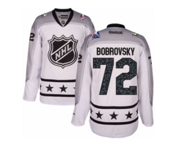 Men's Reebok Columbus Blue Jackets #72 Sergei Bobrovsky Authentic White Metropolitan Division 2017 All-Star NHL Jersey