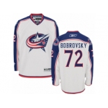 Men's Reebok Columbus Blue Jackets #72 Sergei Bobrovsky Premier White Away NHL Jersey