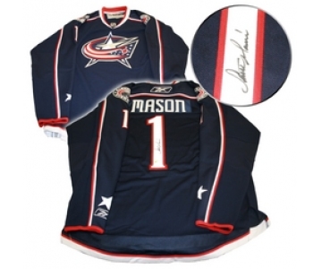 nhl columbus blue jackets #1 mason blue