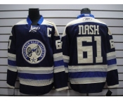 nhl columbus blue jackets #61 nash blue(stripe)