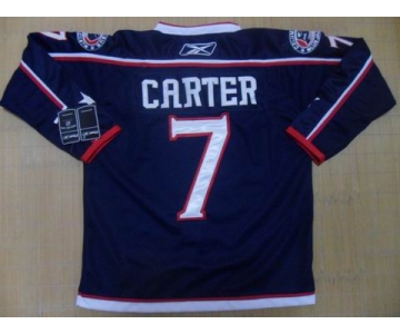 nhl jerseys columbus blue jackets #7 carter blue