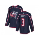 Youth Adidas Columbus Blue Jackets #3 Seth Jones Navy Blue Home Authentic Stitched NHL Jersey