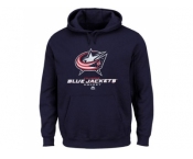 Columbus Blue Jackets Majestic Navy Blue Big & Tall Critical Victory Pullover Hoodie