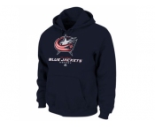 Columbus Blue Jackets Majestic Navy Blue Critical Victory VIII Fleece Hoodie