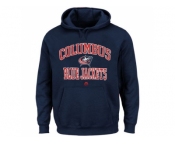 Columbus Blue Jackets Majestic Navy Blue Heart & Soul Hoodie