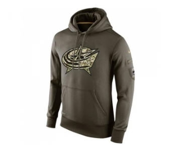 Men's Columbus Blue Jackets Nike Salute To Service NHL Hoodie