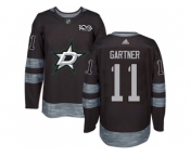 Dallas Stars #11 Mike Gartner Black 1917-2017 100th Anniversary Stitched NHL Jersey