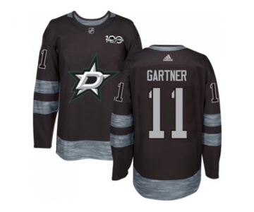 Dallas Stars #11 Mike Gartner Black 1917-2017 100th Anniversary Stitched NHL Jersey