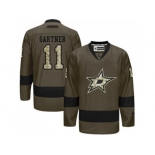 Dallas Stars #11 Mike Gartner Green Salute to Service Stitched NHL Jersey