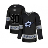 Dallas Stars #40 Remi Elie Black Team Logos Fashion Jersey