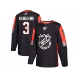 Men Adidas Dallas Stars #3 John Klingberg Black 2018 All-Star Central Division Authentic Stitched NHL Jersey