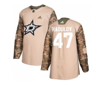 Men Adidas Dallas Stars #47 Alexander Radulov Camo Authentic 2017 Veterans Day Stitched NHL Jersey