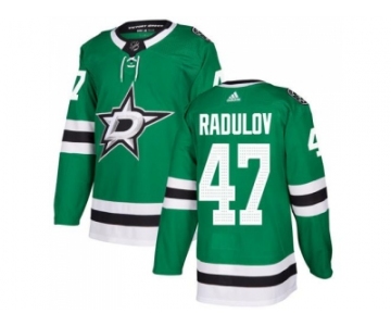 Men Adidas Dallas Stars #47 Alexander Radulov Green Home Authentic Stitched NHL Jersey