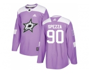 Men Adidas Dallas Stars #90 Jason Spezza Purple Authentic Fights Cancer Stitched NHL Jersey