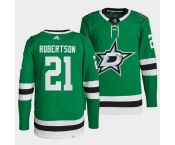 Men Dallas Stars #21 Jason Robertson Green Stitched jersey