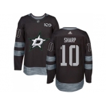 Men's Dallas Stars #10 Patrick Sharp Black 1917-2017 100th Anniversary Stitched NHL Jersey