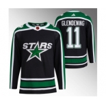 Men's Dallas Stars #11 Luke Glendening Black 2022-23 Reverse Retro Stitched Jersey