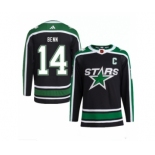 Men's Dallas Stars #14 Jamie Benn Black 2022-23 Reverse Retro Stitched Jersey