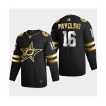 Men's Dallas Stars #16 Joe Pavelski Black Golden Edition Limited Stitched Hockey Jersey