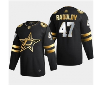 Men's Dallas Stars #47 Alexander Radulov Black Golden Edition Limited Stitched Hockey Jersey