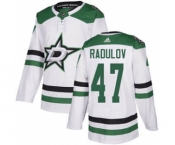 Men's Dallas Stars #47 Alexander Radulov White Road Stitched Hockey Jersey