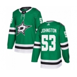 Men's Dallas Stars #53 Wyatt Johnston Black 2022-23 Reverse Retro Stitched Jersey