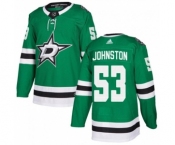 Men's Dallas Stars #53 Wyatt Johnston Black 2022-23 Reverse Retro Stitched Jersey