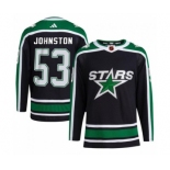 Men's Dallas Stars #53 Wyatt Johnston Green Stitched Jersey