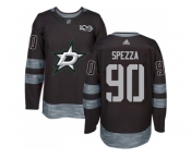 Men's Dallas Stars #90 Jason Spezza Black 1917-2017 100th Anniversary Stitched NHL Jersey