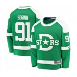 Men's Dallas Stars #91 Tyler Seguin Authentic Green 2020 Winter Classic Fanatics Branded Breakaway Hockey Jersey