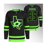 Men's Dallas Stars #95 Matt Duchene Black Stitched Jersey