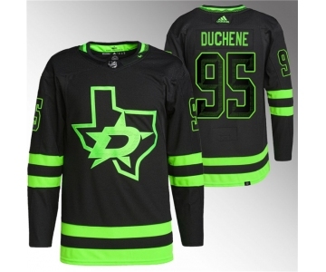 Men's Dallas Stars #95 Matt Duchene Black Stitched Jersey