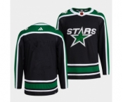 Men's Dallas Stars Blank 2022 Balck Reverse Retro 2.0 Stitched Jersey